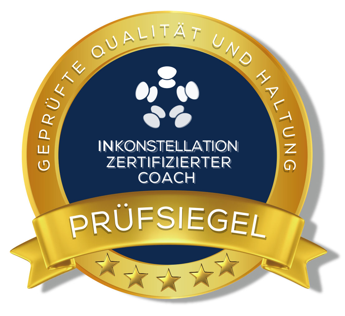 InKonstellation-Prüfsiegel: zertifizierter Coach